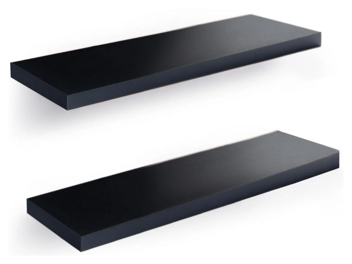 HOME4YOU Wandboard 60 cm 2er Set mit Halterung Wandregal