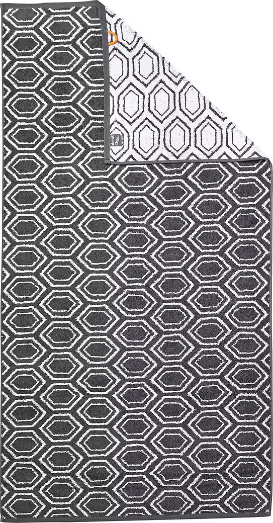 DONE. Duschtuch Daily Shapes Ethno Jacquardgewebe Walkfrottier