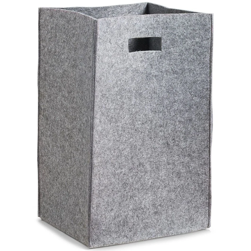 ZELLER PRESENT Wäschekorb aus Filz 35x30x55 cm Wäschesammler