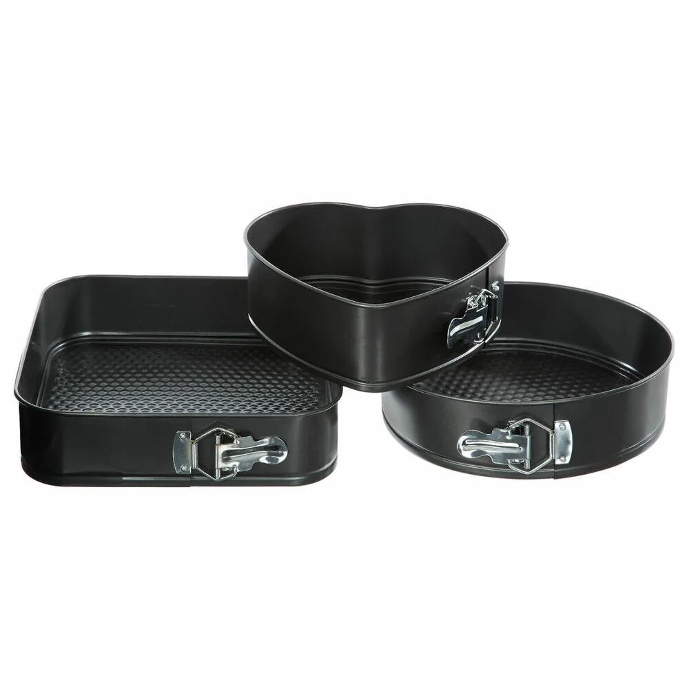 5FIVE SIMPLY SMART Backformen Set 3-teilig rund eckig herzförmig