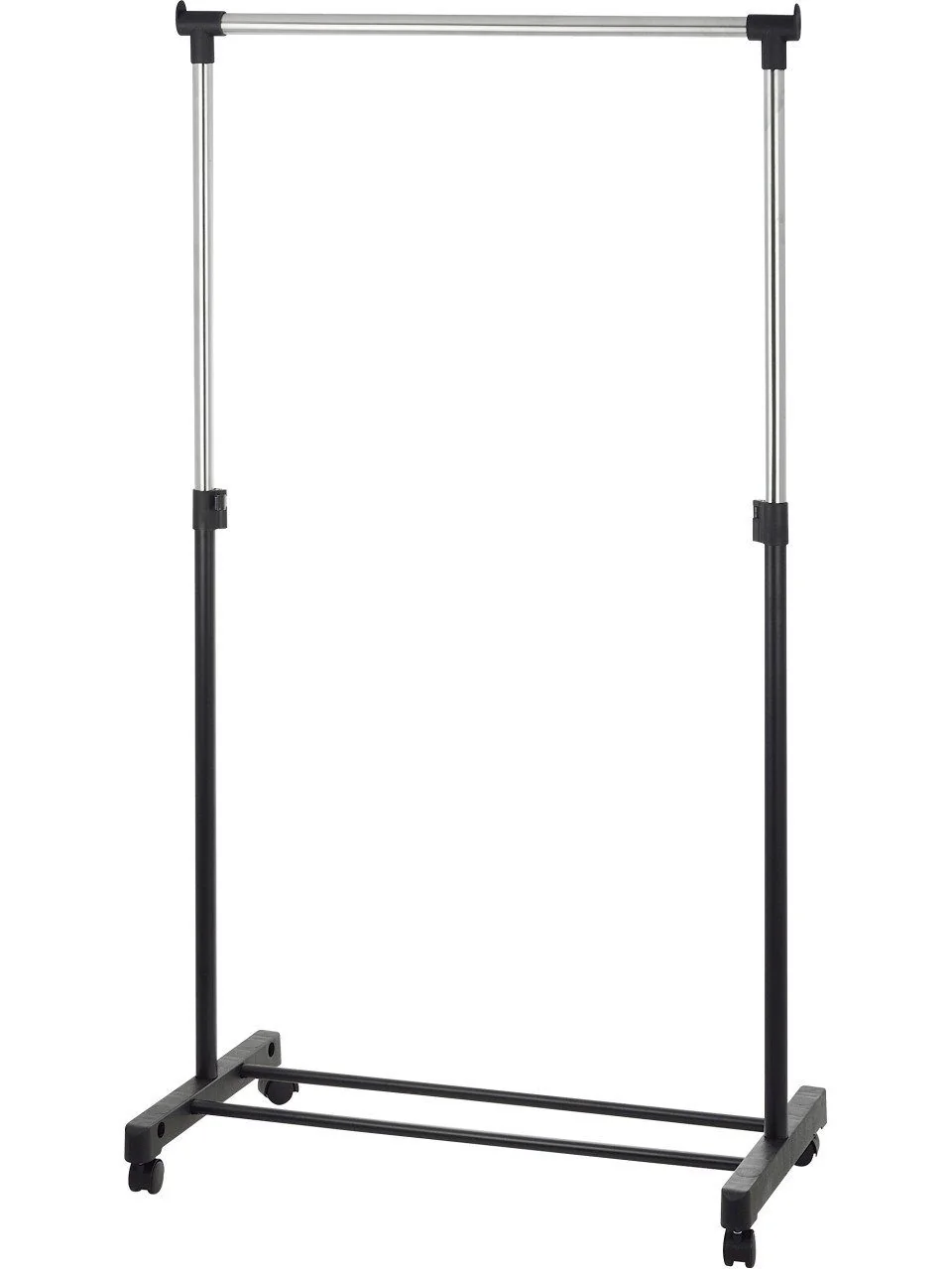 TREND LINE Kleiderstange Garderobenständer mit Rollen 87 x 43 cm