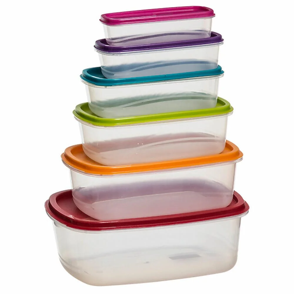 5FIVE SIMPLY SMART Frischhaltedosen-Set Colors 6-teilig
