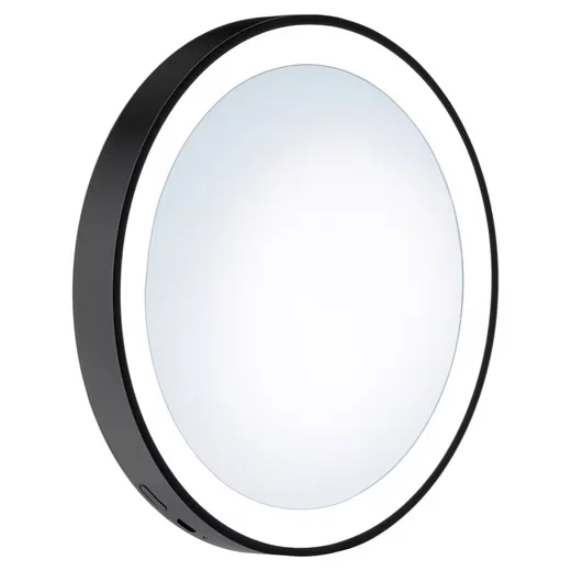 SMEDBO OUTLINE LITE Kosmetikspiegel 12 cm Schwarz Kunststoff