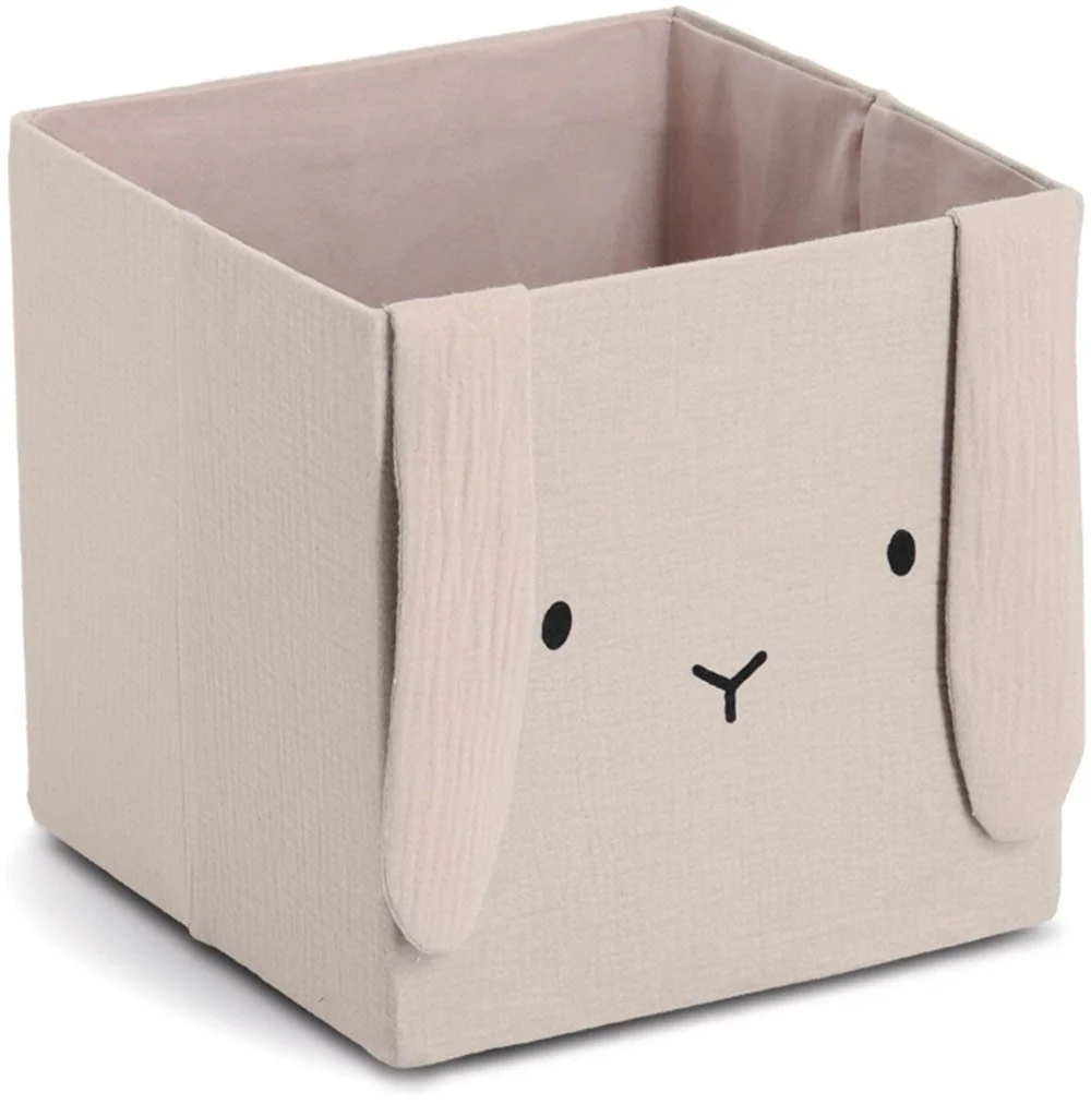 ZELLER PRESENT Aufbewahrungsbox Hase aus Musselin für Kinderzimmer