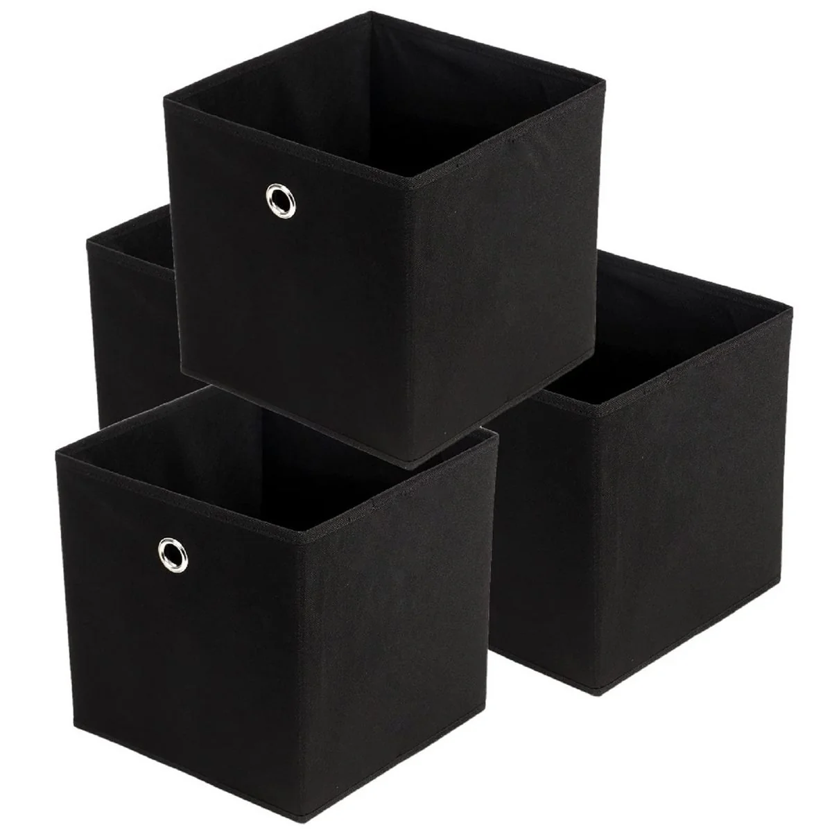 YOUYIJIA Aufbewahrungsboxen 4er Set Faltbare Stoffboxen Faltkisten