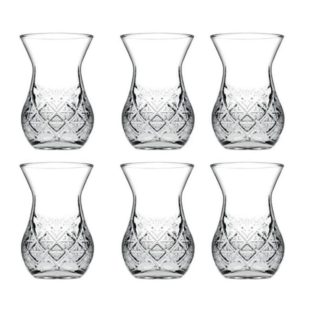 PASABAHCE Timeless Teegläser Cappuccinotassen 6er Set