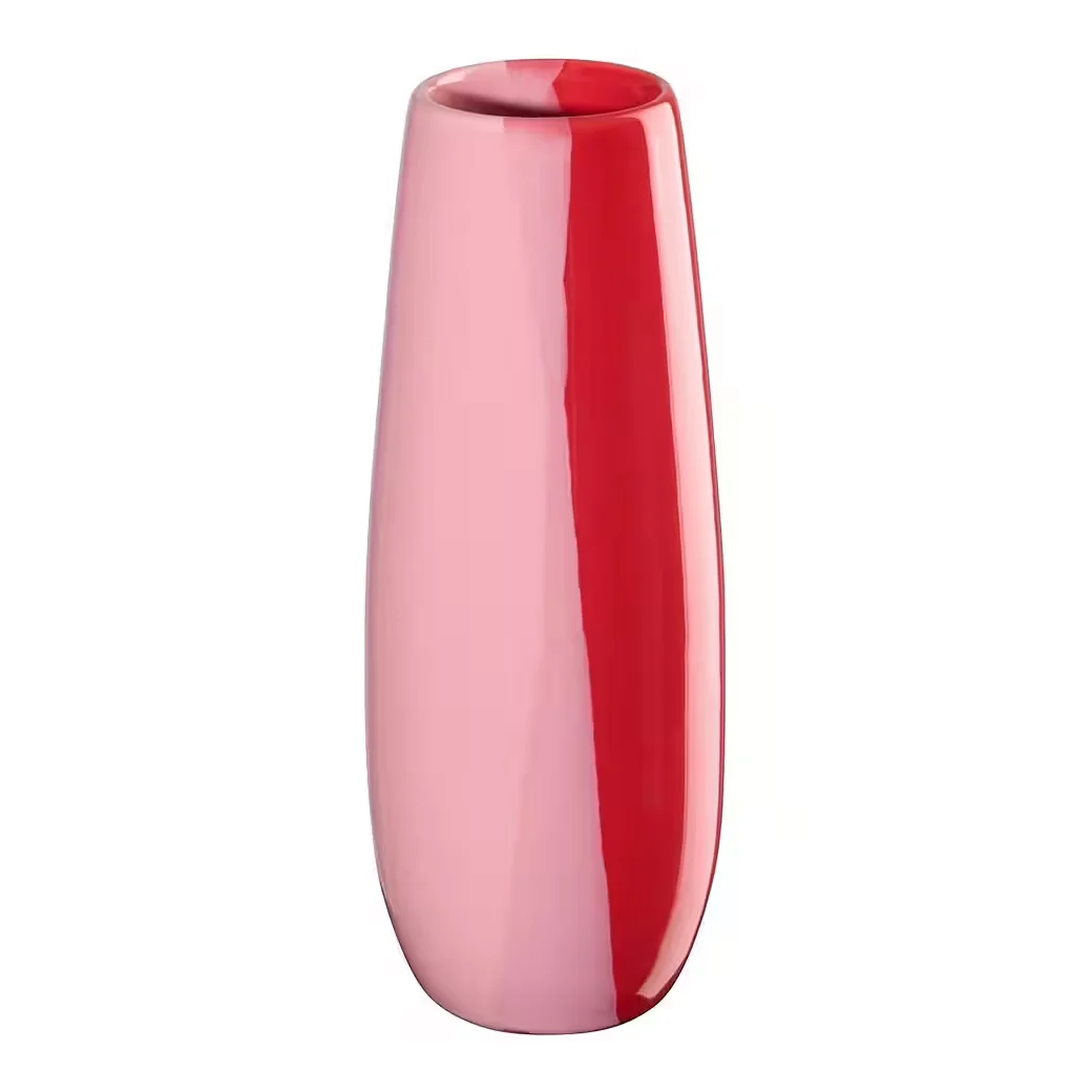 ASA SELECTION Tischvase EASE JOY Steinzeug rosa rot 18 cm