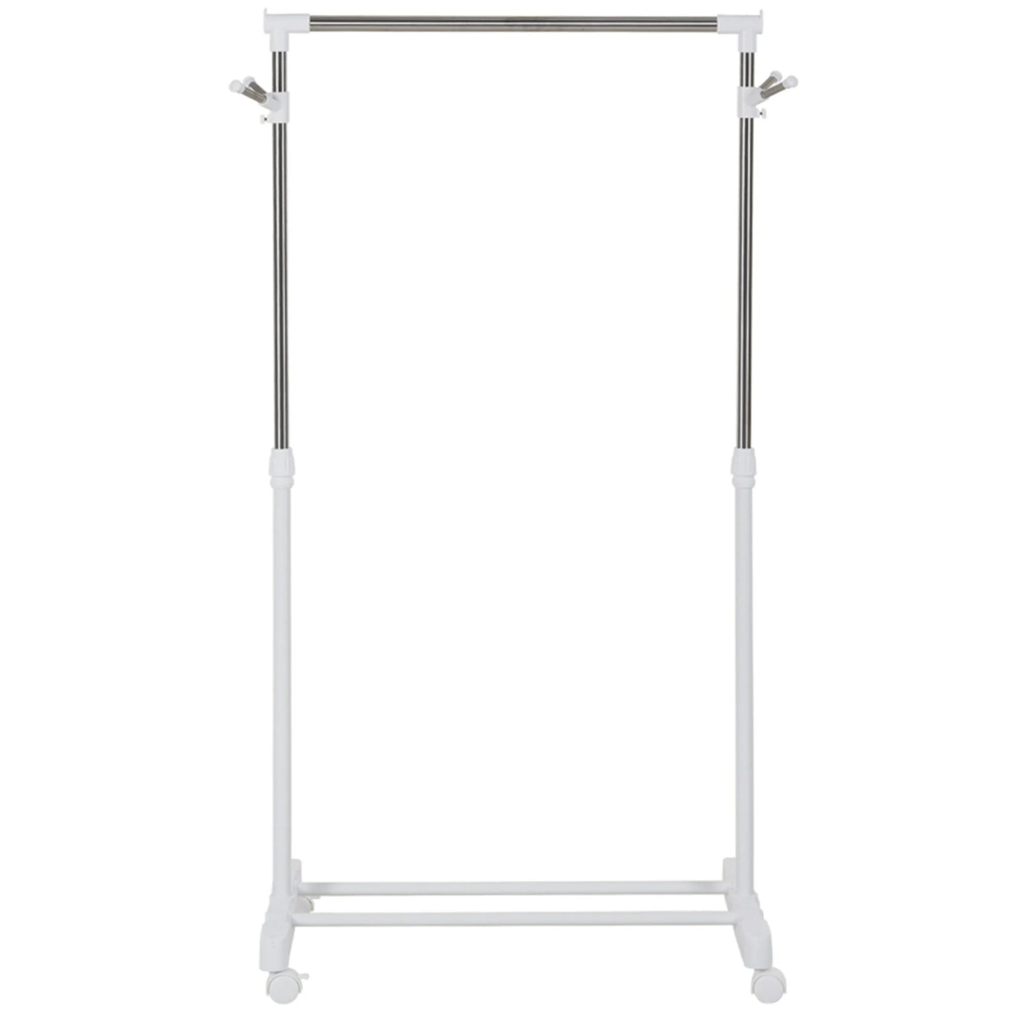 MC STAR Kleiderständer rollbar höhenverstellbar mit Ablage