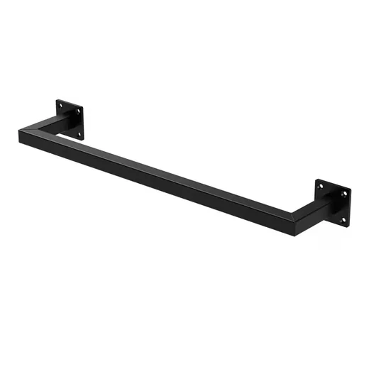 ML-DESIGN Kleiderstange Wandgarderobe Stahl Rechteck mit Montageset