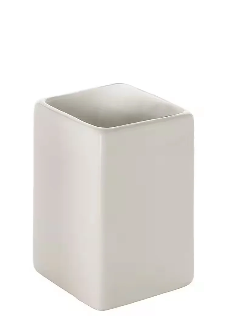 GEDY VERBENA Zahnputzbecher Keramik, stehend, Badbecher Gedy-VE98