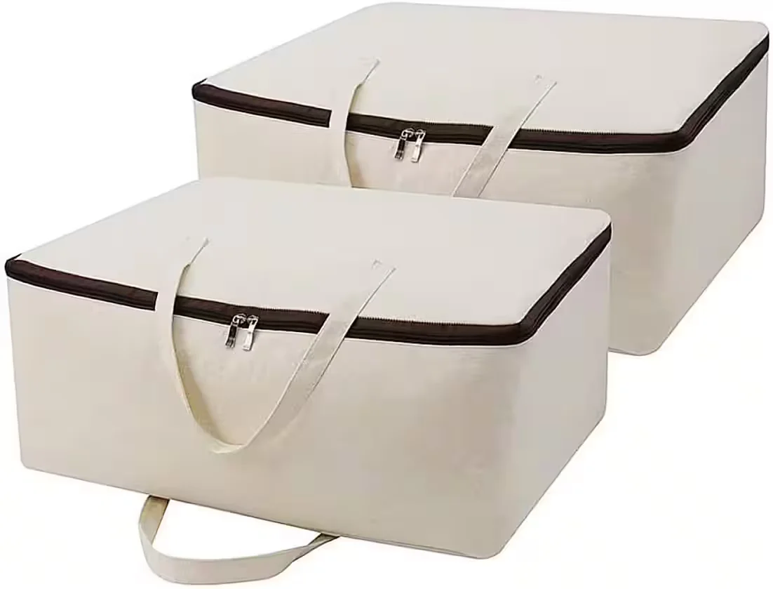FELIXLEO Taschenorganizer 2er Set Baumwolle Decken Kissen Matratzen