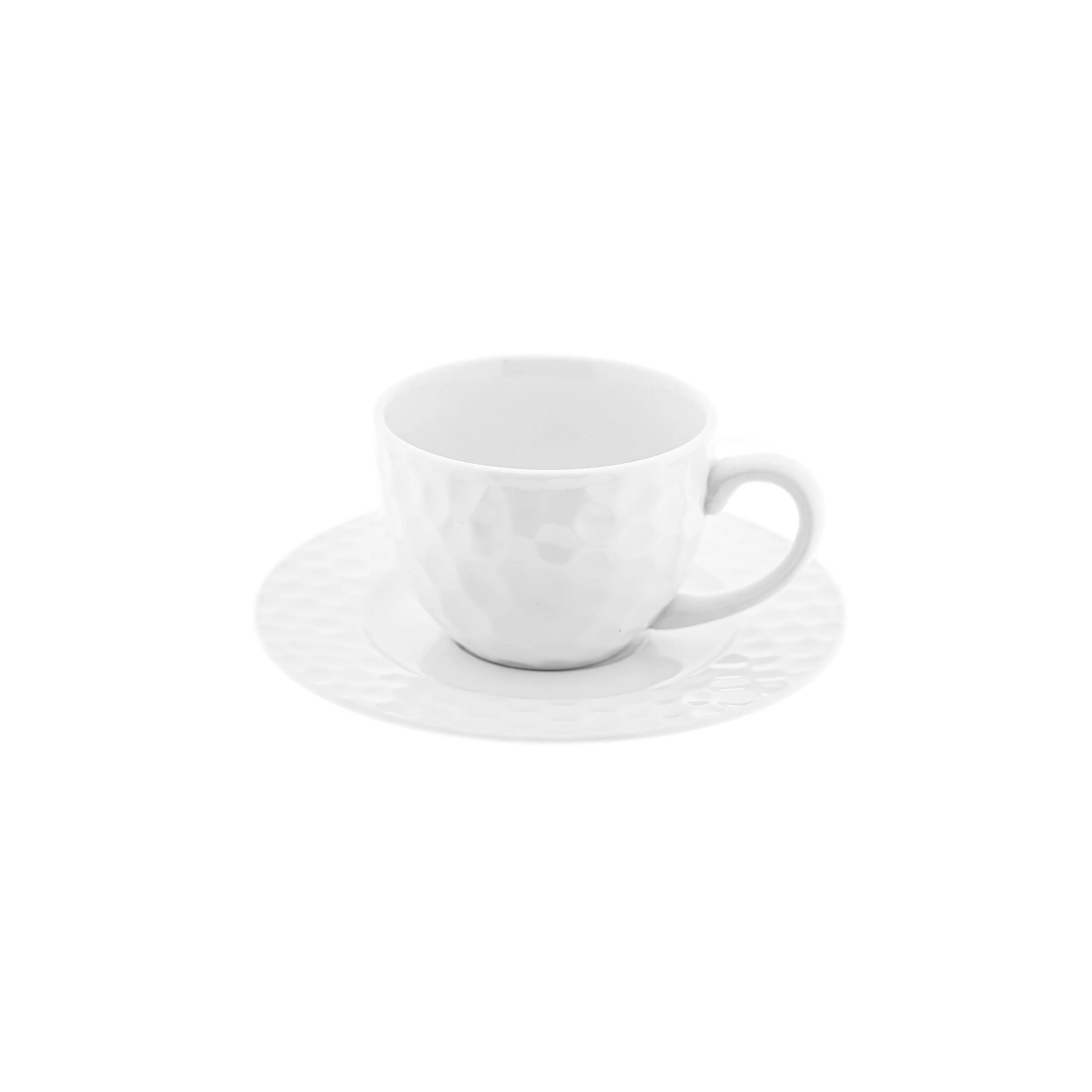 MULEX Mokkatassen Set 12 teilig Kaffeeservice 100 ml strukturiert