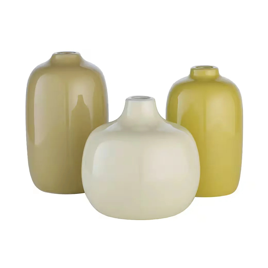 Blomus CEOLA Dekovasen 3er Set Keramik Blumenvase modern