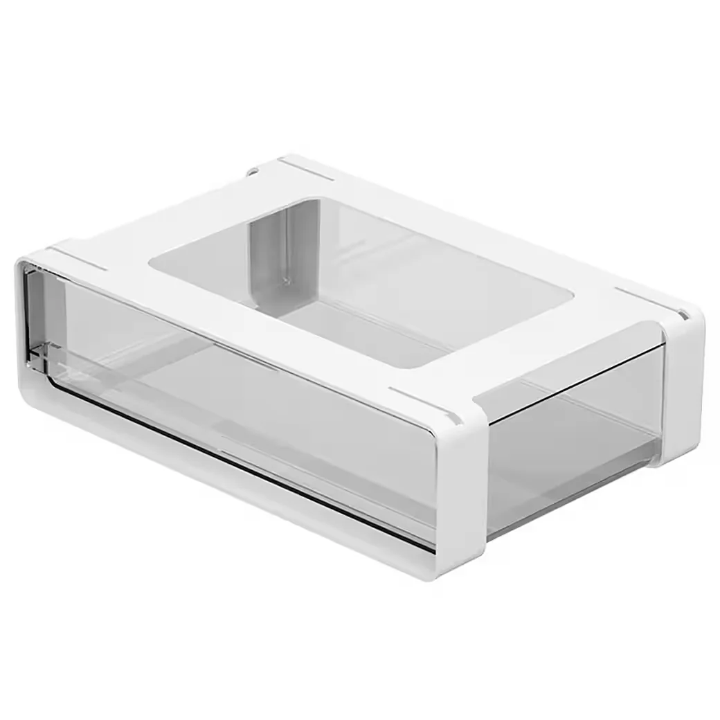 GARVEEMORE Unter Schreibtisch Organizer ausziehbare Regalschublade