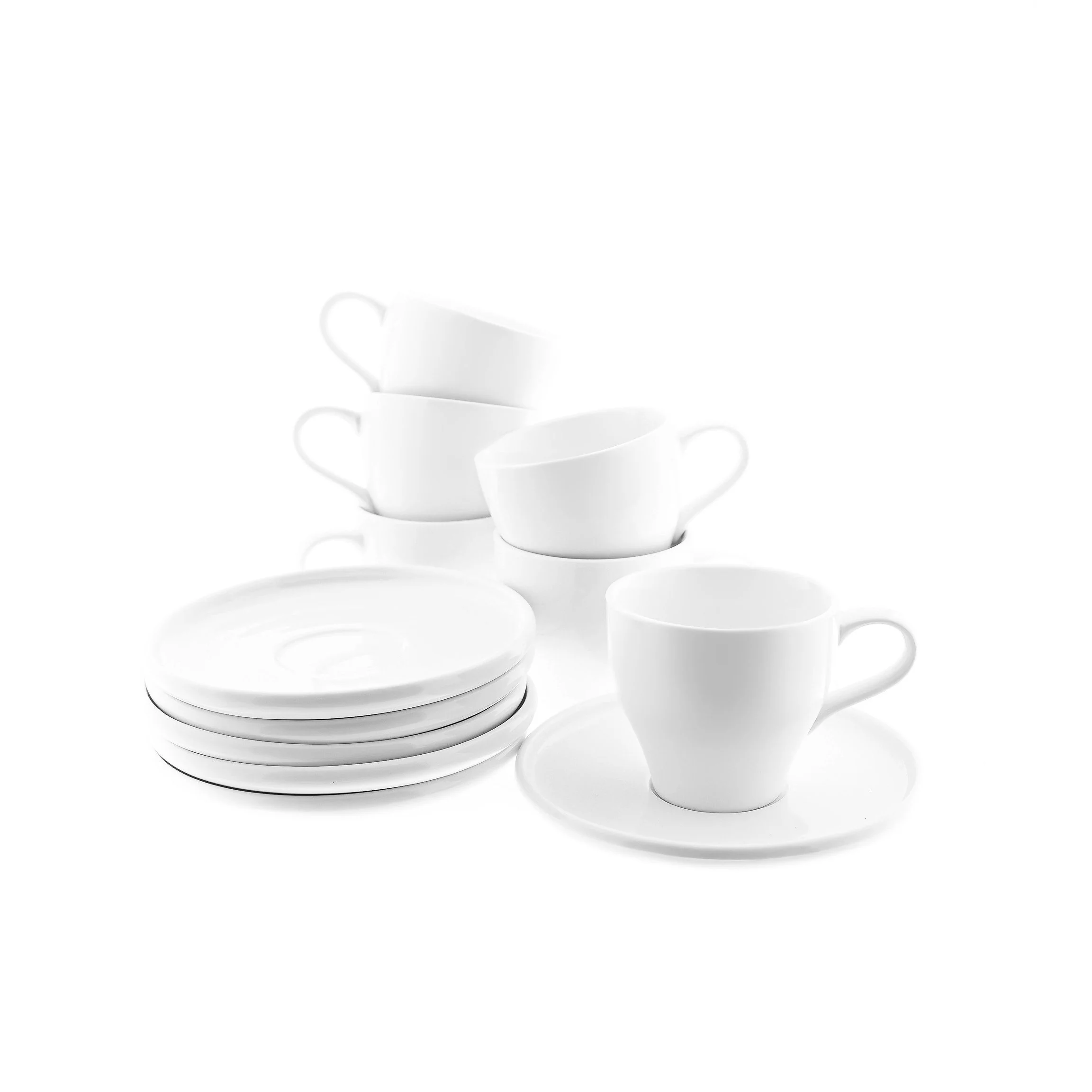 ALMINA Kaffeeservice Set Kaffeegeschirr für Kaffee und Kuchen