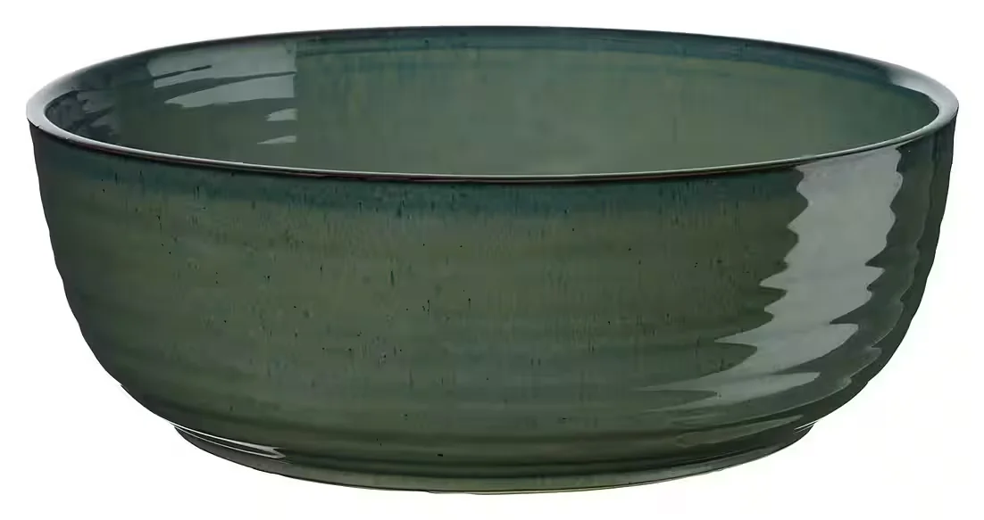 ASA SELECTION POKEBOWLS Salatschüssel 25 cm grün handgefertigt