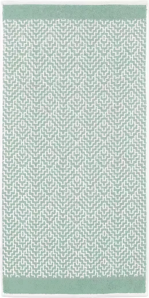 KLEINE WOLKE Duschtuch Botany 70x140 cm Frottier Rautendesign