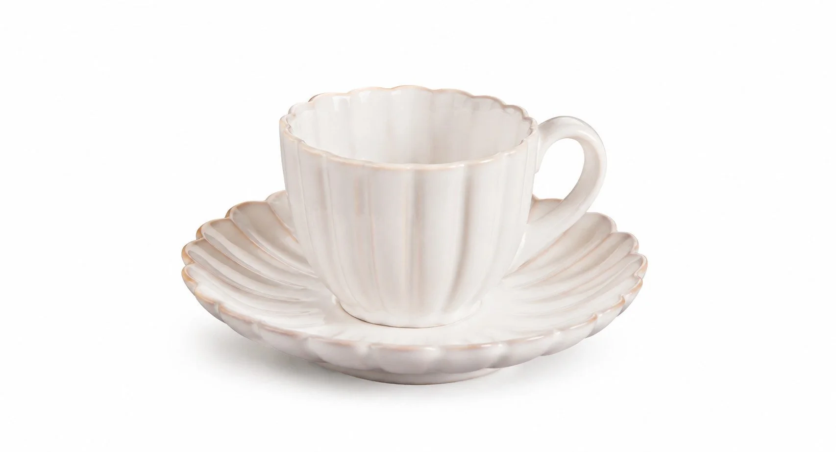 EMIRTEXHOME Bloomy Espressotassen Mokkatassen 6er Set 75 ml